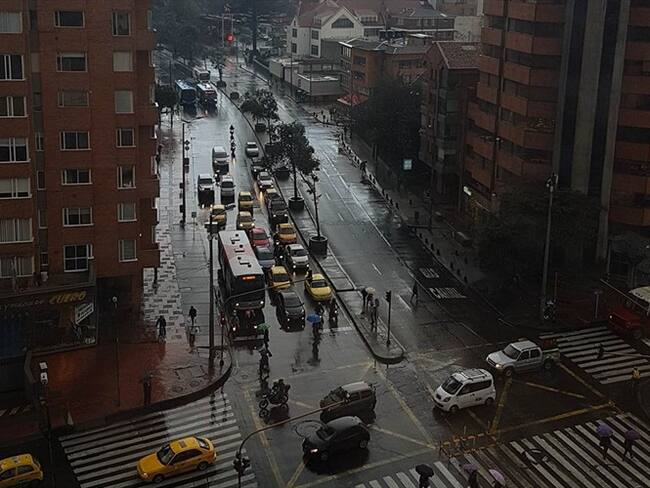 Fuertes aguaceros se registraron en distintos puntos de la ciudad. Foto: Katerine Triana - W Radio