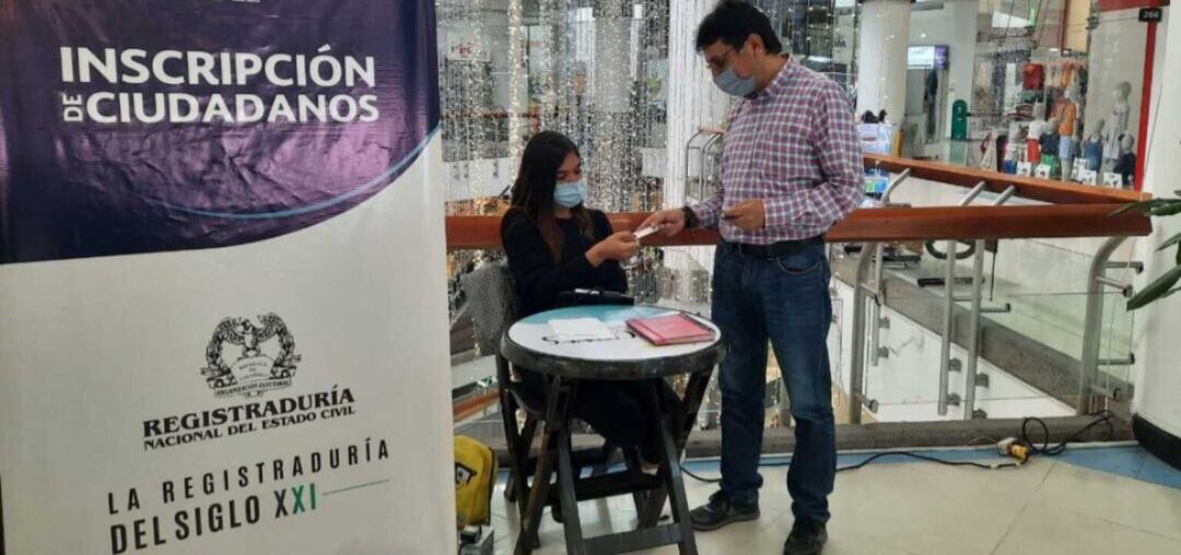 Puntos de inscripción de cédulas. Foto: Registraduría Nacional del Estado Civil