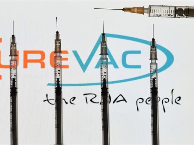 Vacuna CureVac en Colombia. Foto: Getty Images