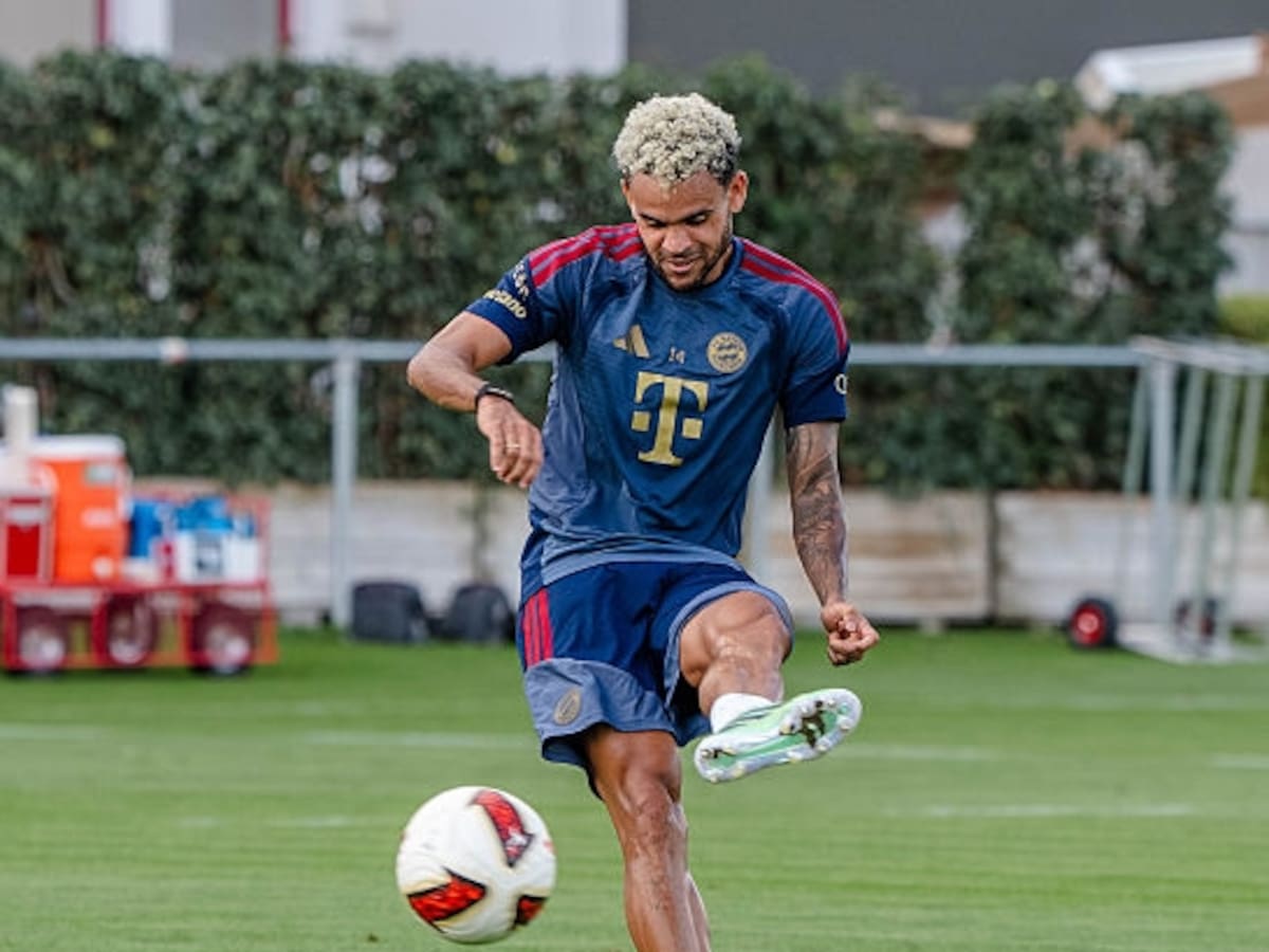 Luis Díaz regresó a entrenamientos en la nueva sede del Bayern Múnich