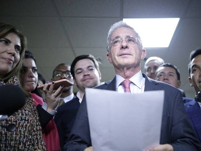 El expresidente Uribe siempre ha negado esas acusaciones en su contra. Foto: Colprensa.