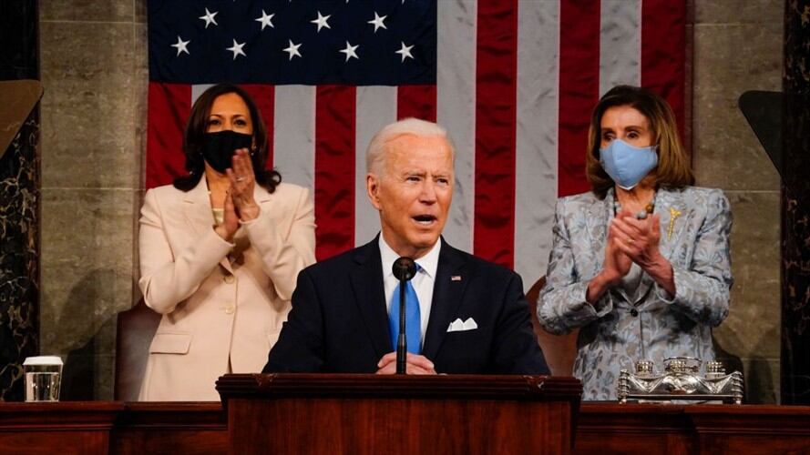 El momento marcó un hito en los casi 245 años de historia del país.. Foto: Melina Mara-Pool/Getty Images