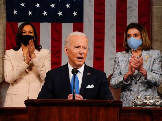 El momento marcó un hito en los casi 245 años de historia del país.. Foto: Melina Mara-Pool/Getty Images