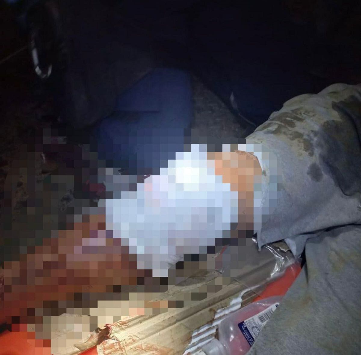 Grave accidente en Marmato, Caldas. Crédito: Bomberos Marmato, Caldas.