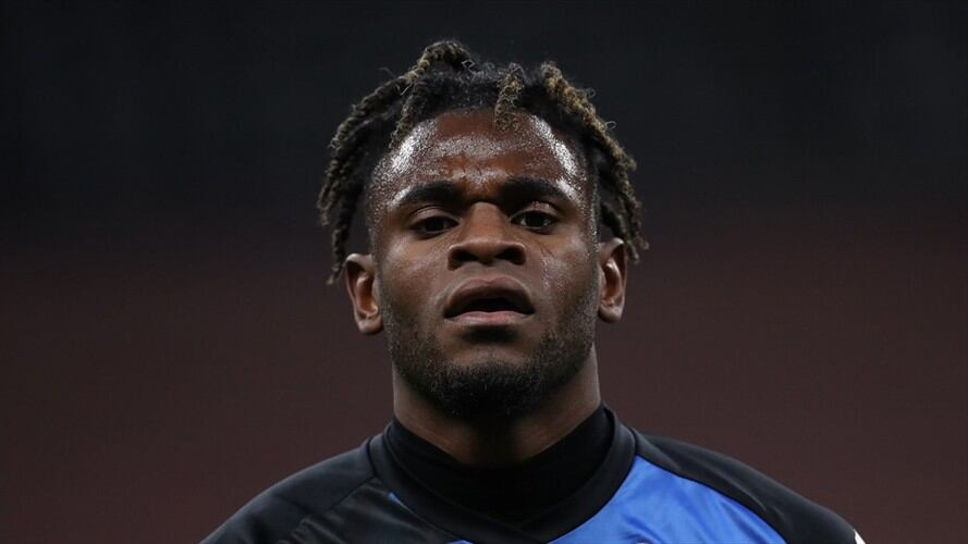 Delantero colombiano del Atalanta Duván Zapata. Foto: Jonathan Moscrop/Getty Images