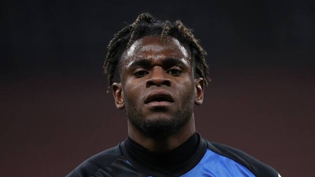 Delantero colombiano del Atalanta Duván Zapata. Foto: Jonathan Moscrop/Getty Images