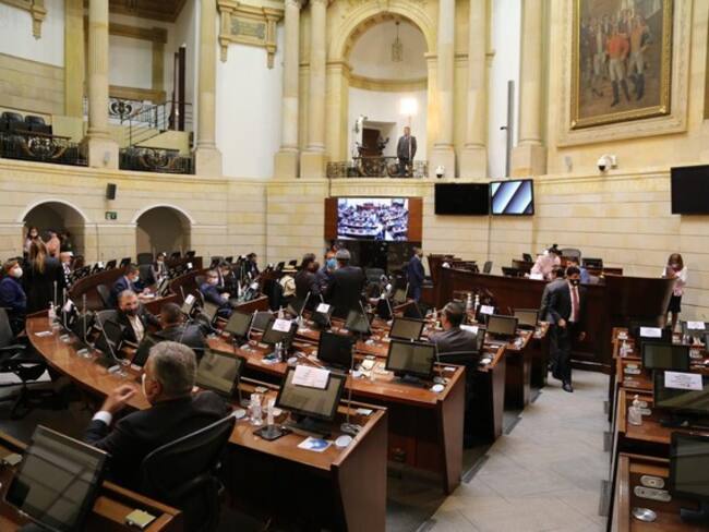 Plenaria en el Senado. Foto: Colprensa-Senado de la República