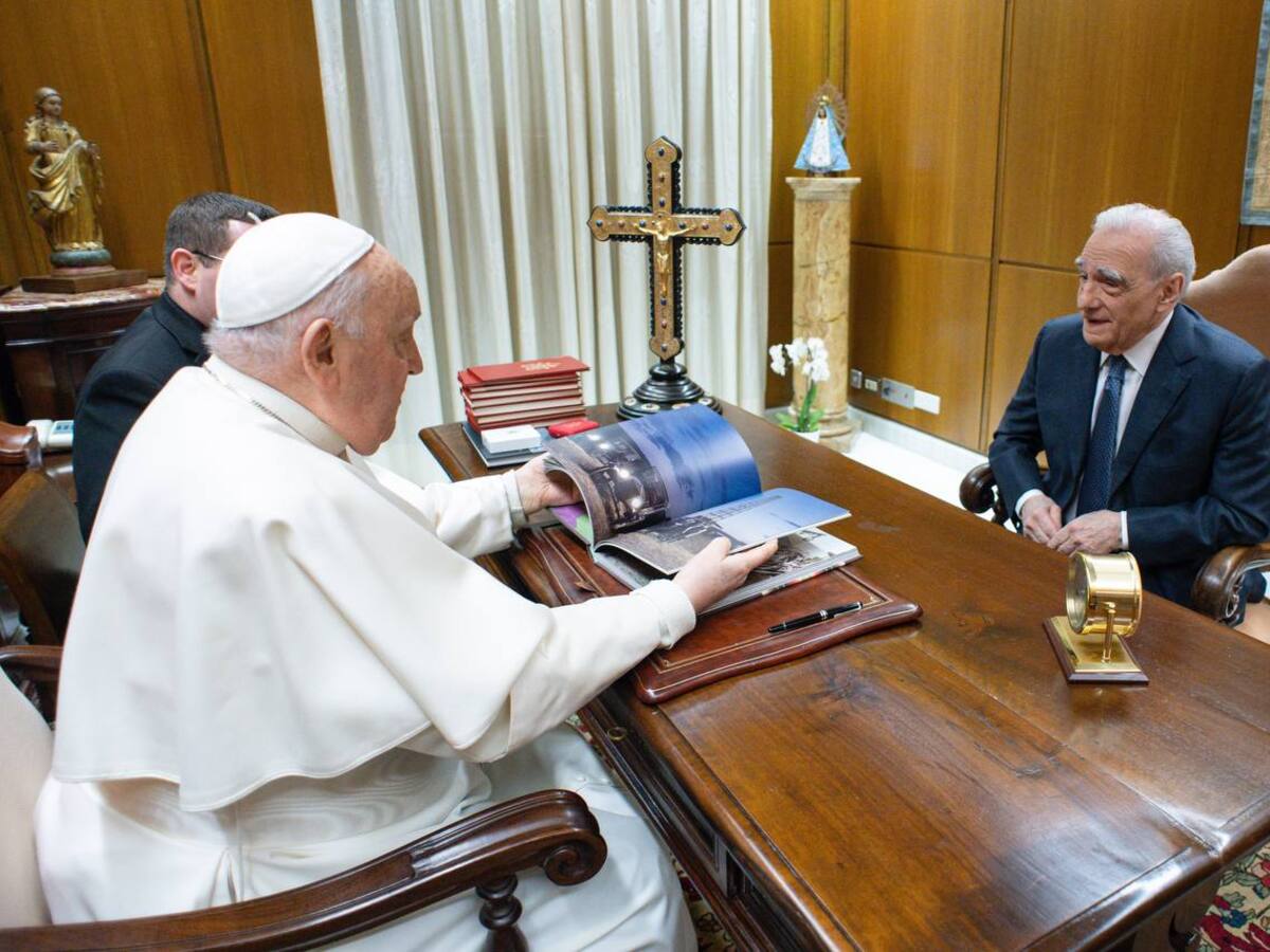El papa Francisco se reunió con Martin Scorsese, quien prepara una película sobre Jesús