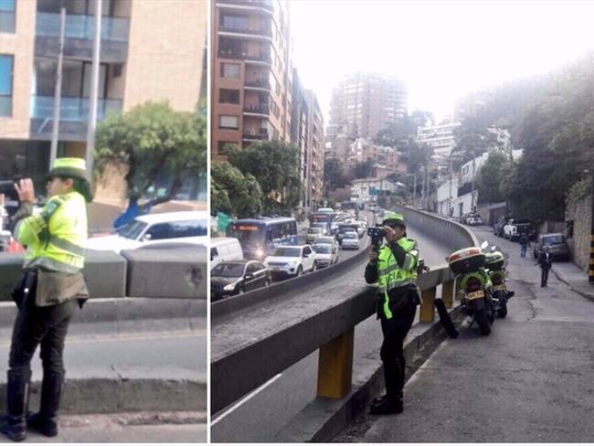 Policía de Transito. Foto: @sectormovilidad