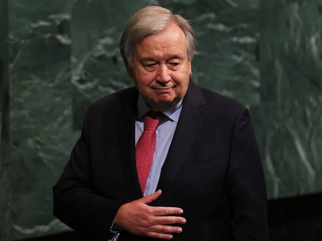 António Guterres, secretario general de las Naciones Unidas. Foto: Getty Images.