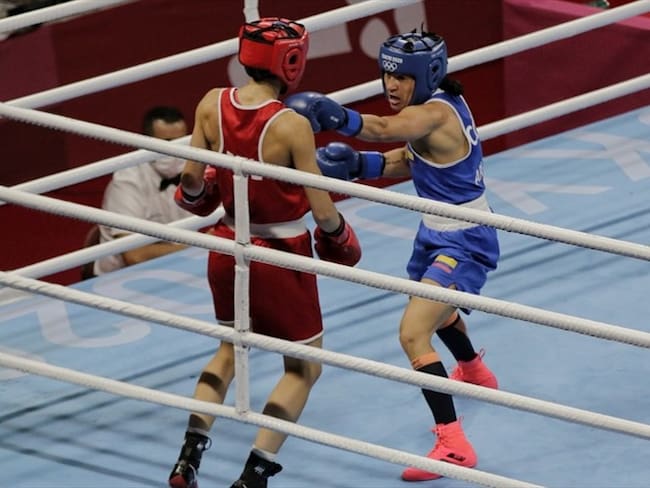 La boxeadora Jenny Arias obtuvo el cuarto diploma para Colombia en los Juegos Olímpicos Tokio 2020. Foto: Prensa: Comité Olímpico Colombiano