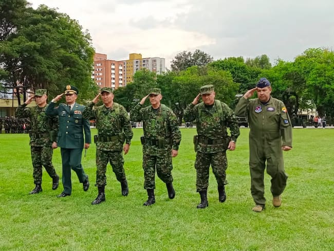 Asumieron los comandantes de la Séptima División y Cuarta Brigada del Ejército. Foto: Suministrada.