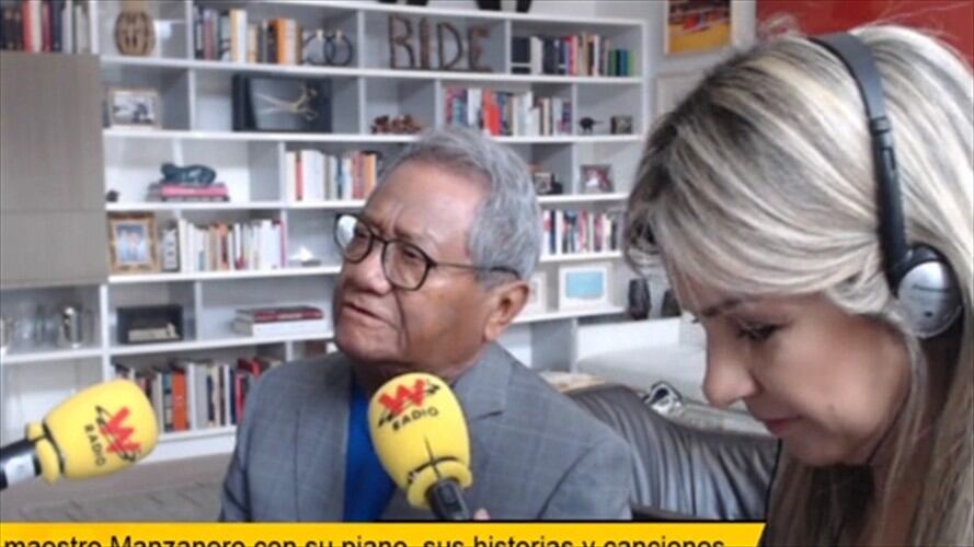 Entrevista a Manzanero. Foto: La WCon Vicky Dávila