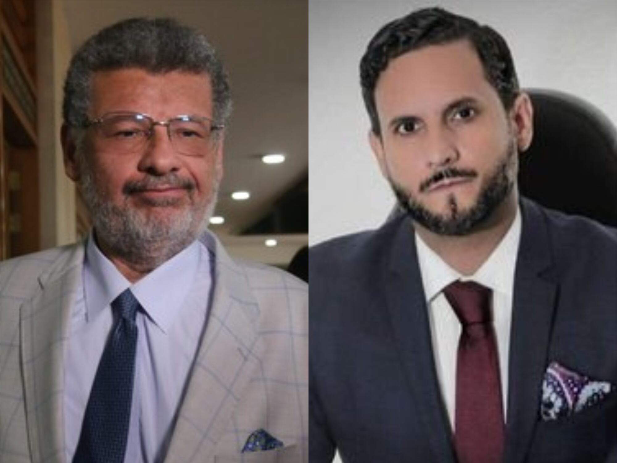 Jaime Granados y Miguel Ángel del Río. Foto: Colprensa - Álvaro Tavera / Twitter @migueldelrioabg