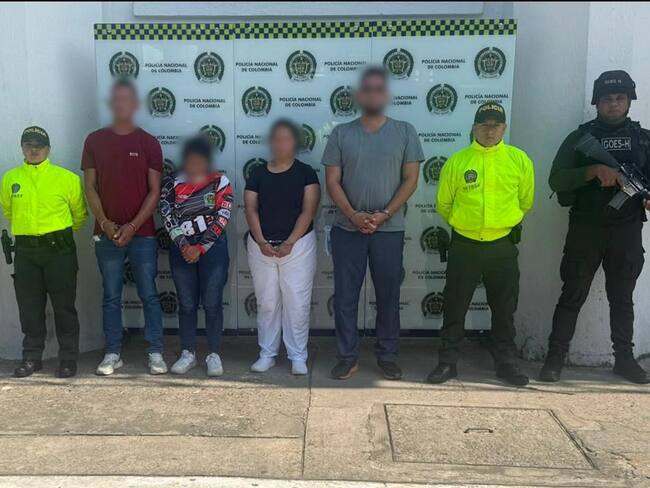 Fueron capturados siete integrantes del grupo delincuencial común organizado “Brent Oil”. Foto: suministrada.