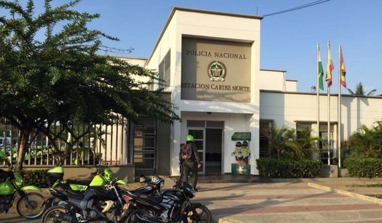 Estación de Policía de Chambacú. Foto: Archivo