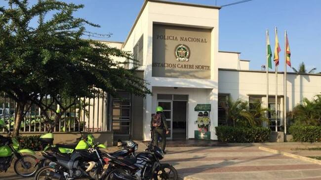 Estación de Policía de Chambacú. Foto: Archivo