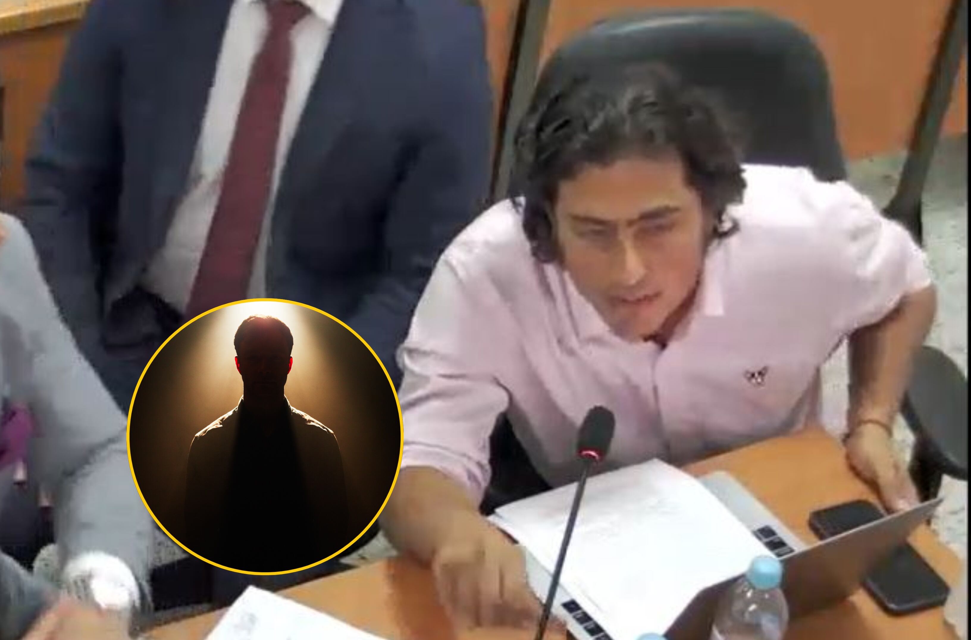 Nicolás Petro | Captura de pantalla: Audiencia