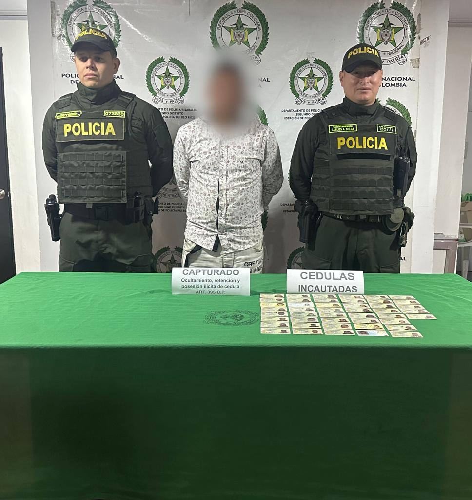 Foto: Departamento de Policía de Risaralda.