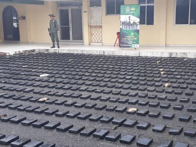 Decomisan 835 kilos de cocaína en el Puerto de Buenaventura. Foto: Policía