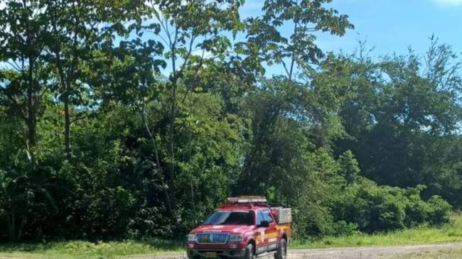 Sector El Purnio de La Dorada, Caldas. Foto: Bomberos de La Dorada, Caldas.
