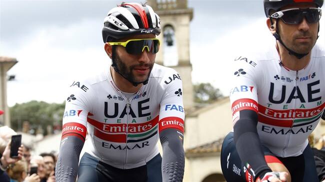 El ciclista colombiano ganó la tercera etapa del Giro de Italia, luego de ser descalificado el ciclista italiano Viviani. Foto: Getty Images