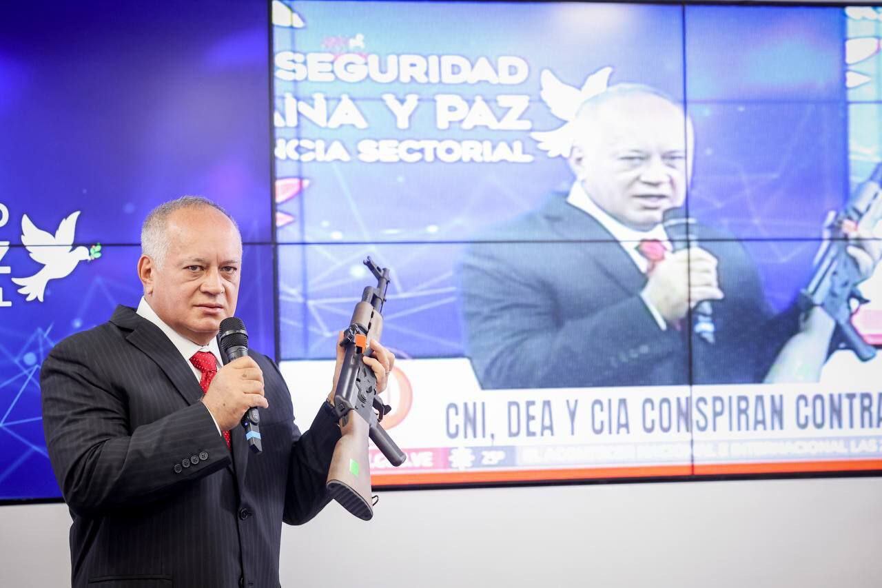 Diosdado Cabello, ministro de Interior y Justicia de Venezuela. Foto: Ministerio de Comunicación de Venezuela.