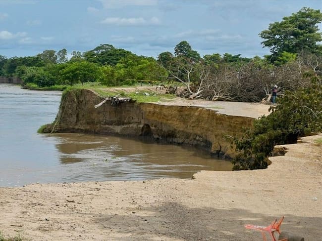 Iniciaron obras hidráulicas en punto de erosión de dos municipios del Magdalena. Foto: Cortesía: Gobernación del Magdalena
