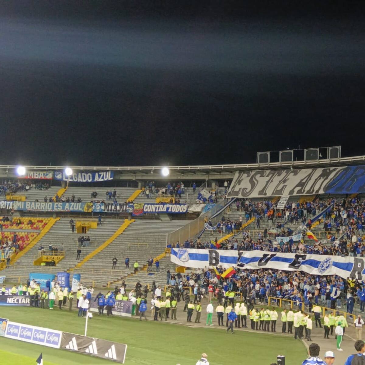 Partido Millonarios vs. Unión Magdalena fue suspendido temporalmente por desmanes en la tribuna