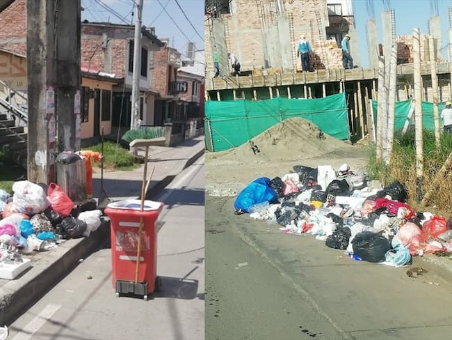 Según las directivas de Serviaseo, en las calles de Popayán ya se acumulan más de 500 toneladas de residuos sólidos. Foto: Cortesía Sucesos Cauca