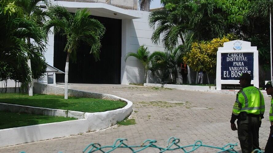 Siete internos y dos guardias de la cárcel Distrital El Bosque de Barranquilla dieron positivo para COVID-19. Foto: Colprensa