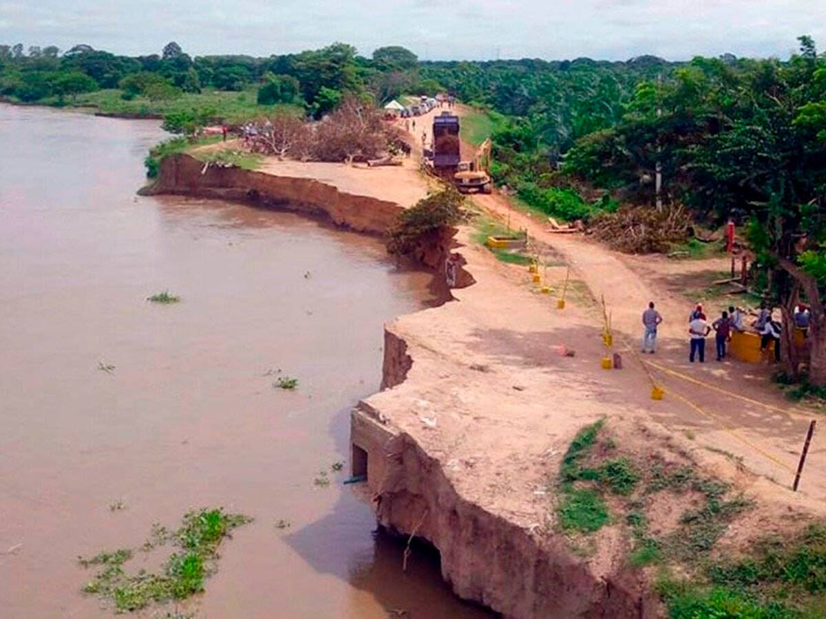Erosión costera en Salamina sigue avanzando, habitantes temen pasar diciembre bajo el agua