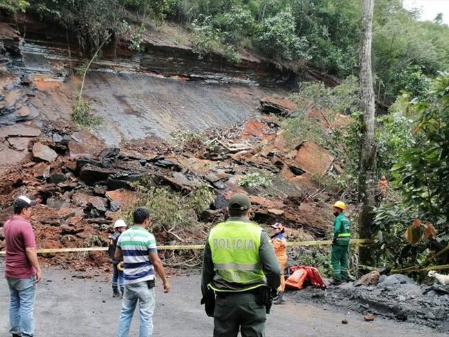 Al lugar se movilizaron integrantes de Defensa Civil, Cruz Roja, Bomberos y Policía. Foto: Gestión del Riego de Boyacá