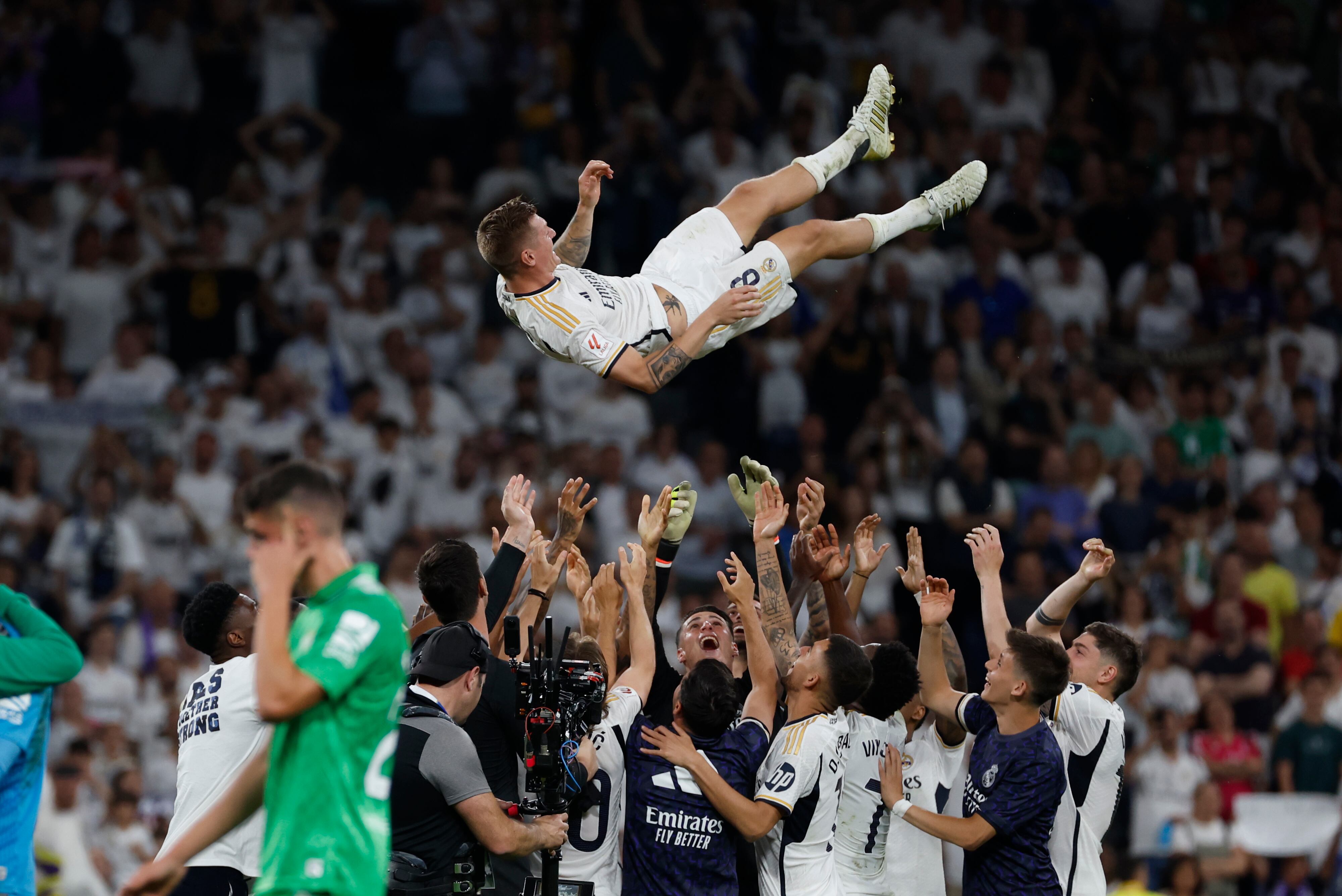 Despedida de Toni Kross. Foto: EFE/J.J.Guillen