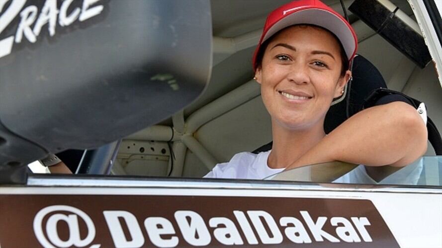 Fernanda Kanno, única mujer de toda América  en el Dakar 2020. Foto: Getty Images