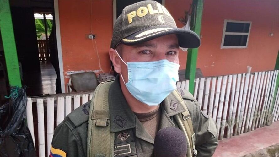 Mayor Fernando Medina, comandante del Distrito Número 4 en Salamina. Foto: Mario Escobar Valencia