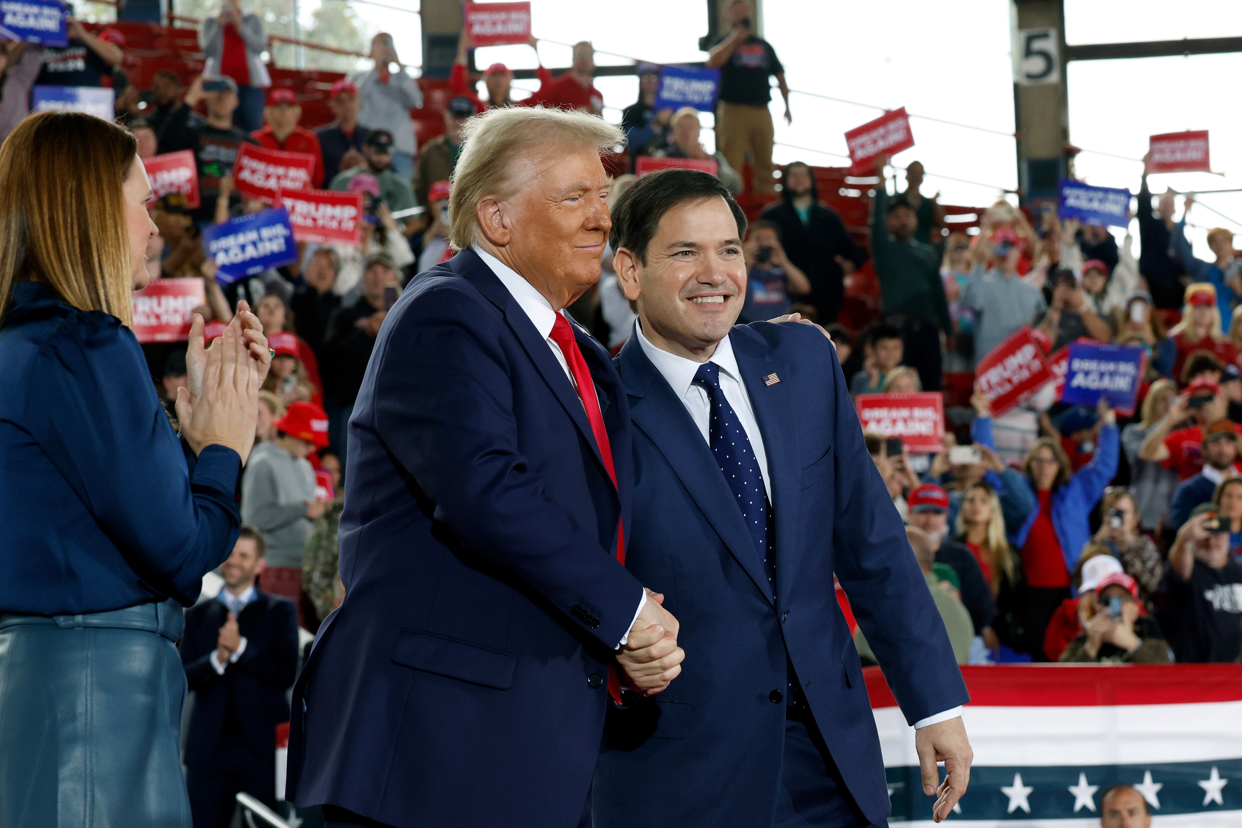 Donald Trump y Marco Rubio FOTO: Chip Somodevilla/Getty Images
