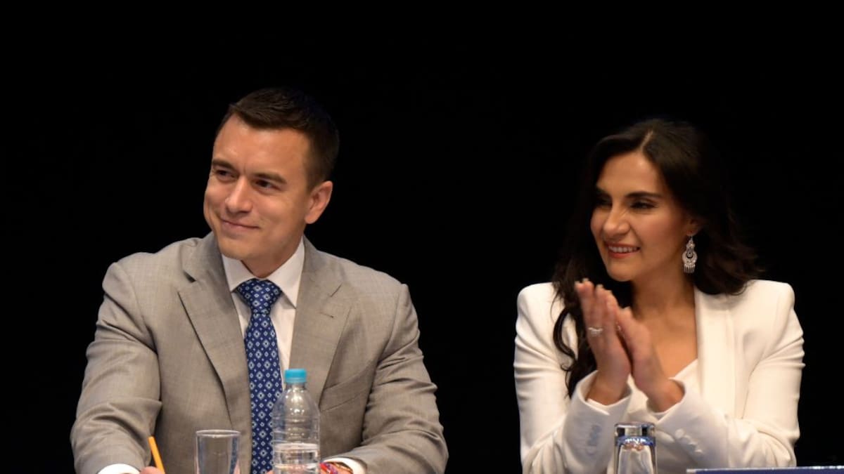 “El presidente Noboa no está cumpliendo lo que propuso”: vicepresidenta de Ecuador