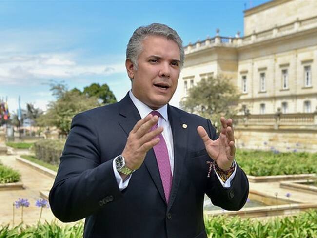 Presidente de Colombia, Iván Duque . Foto: Colprensa