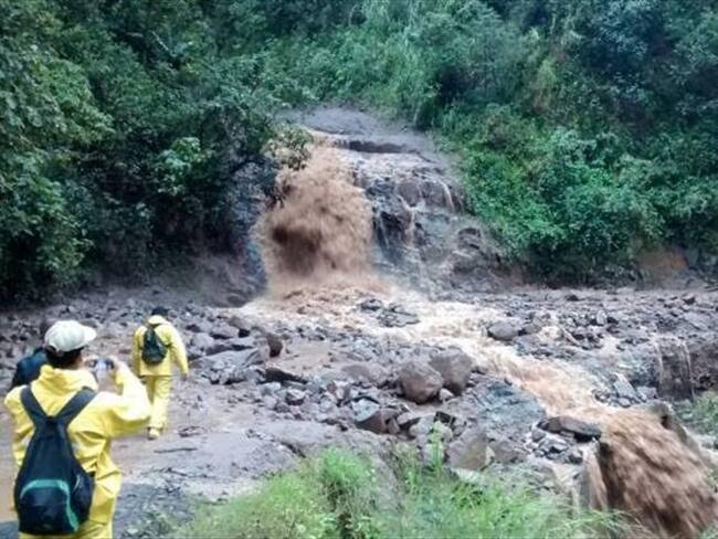 Fuertes lluvias deja incomunicados a los departamentos de Boyacá y Casanare. Foto: Colprensa.