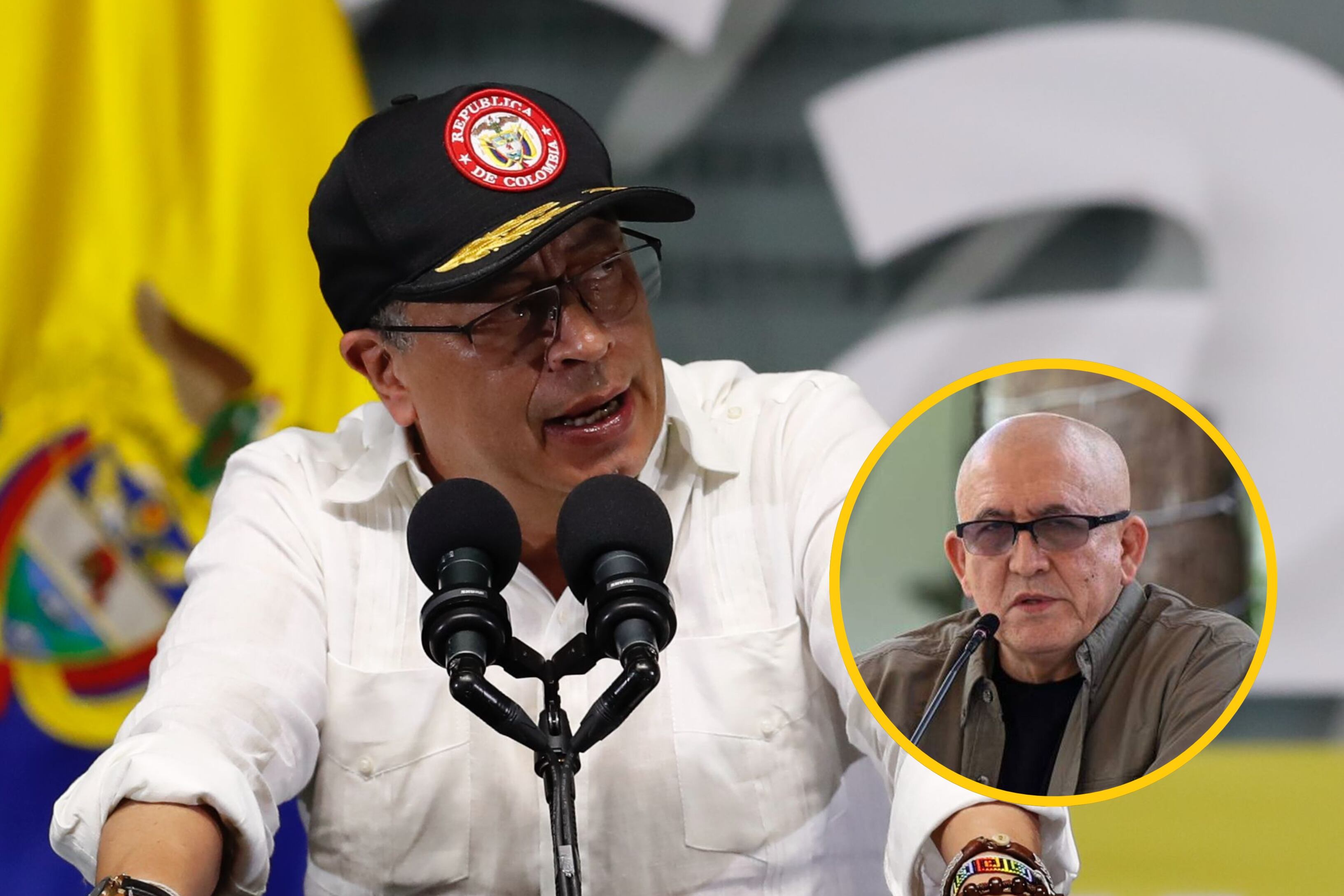 Gustavo Petro (Ernesto Guzmán / EFE) y Antonio García (Yuri Cortéz / AFP via Getty Images)