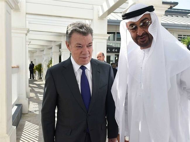 Emiratos Árabes donará US$45 millones para el posconflicto. Foto: Presidencia