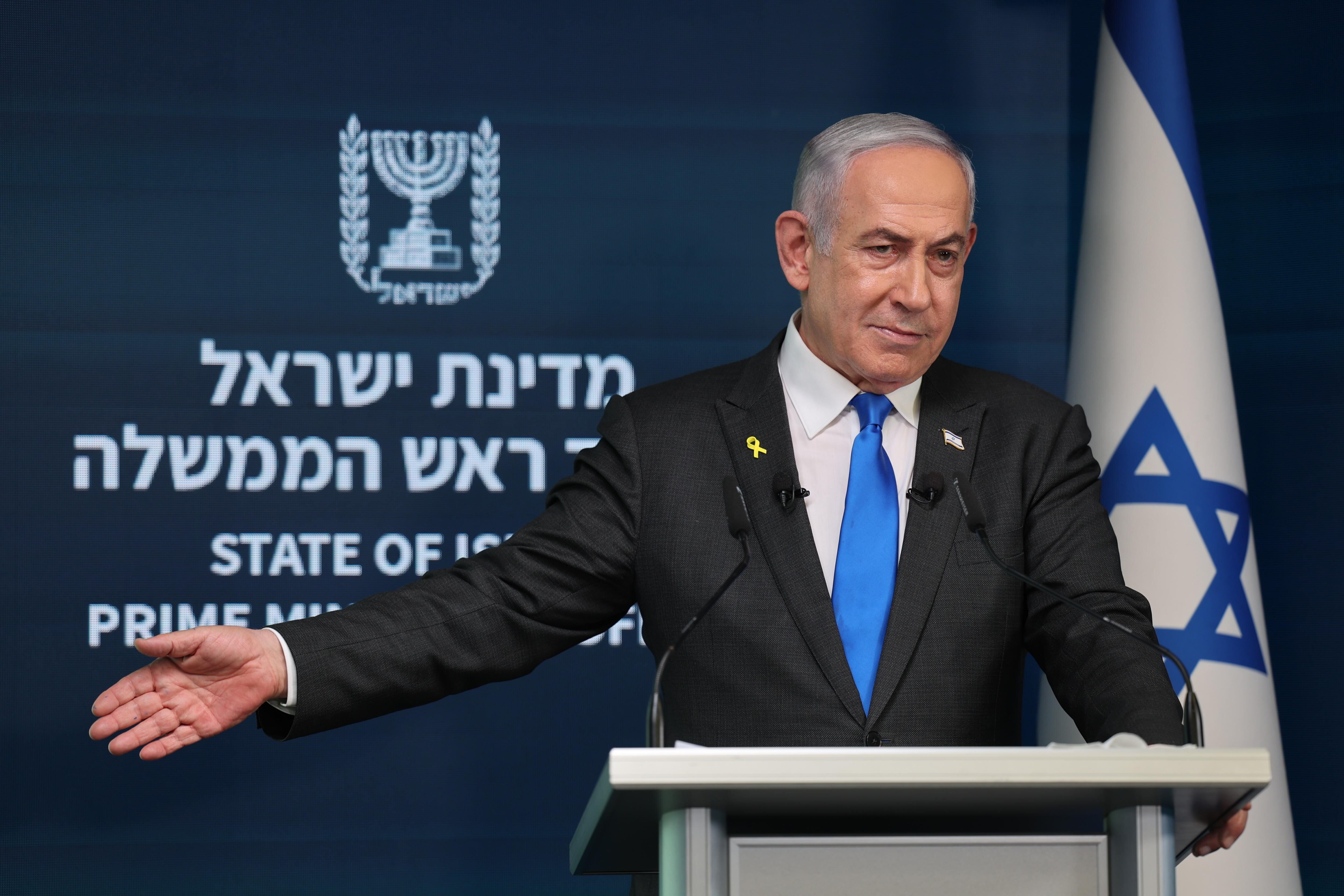 Benjamín Netanyahu. Foto: EFE/EPA/ABIR SULTAN EPA POOL.