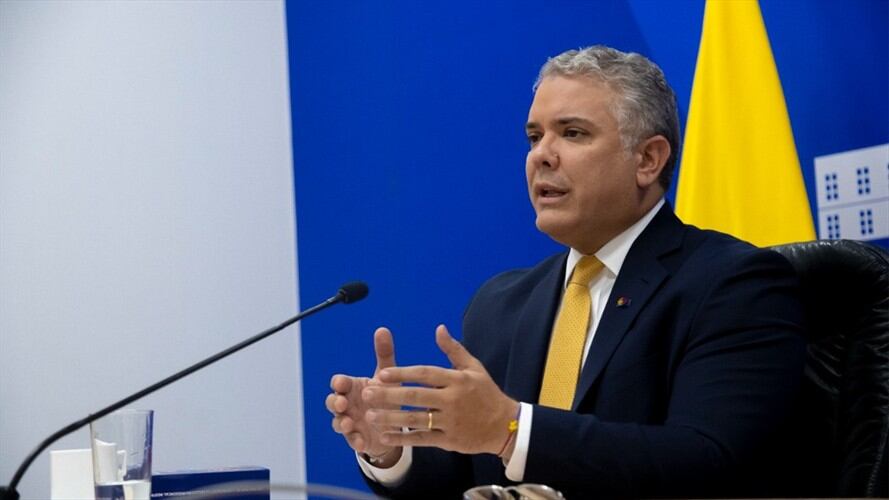 El presidente Iván Duque se refirió a la extradición de Alex Saab a Estados Unidos. Foto: Colprensa