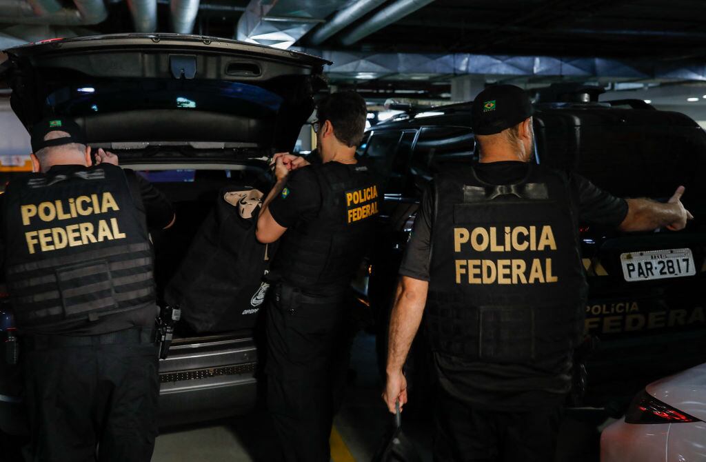 Policía de Brasil. Foto: Sergio Lima/AFP/vía Getty Images