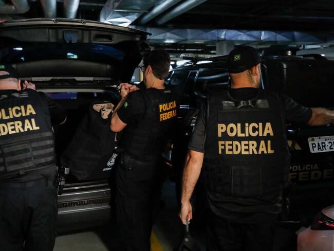 Policía de Brasil. Foto: Sergio Lima/AFP/vía Getty Images