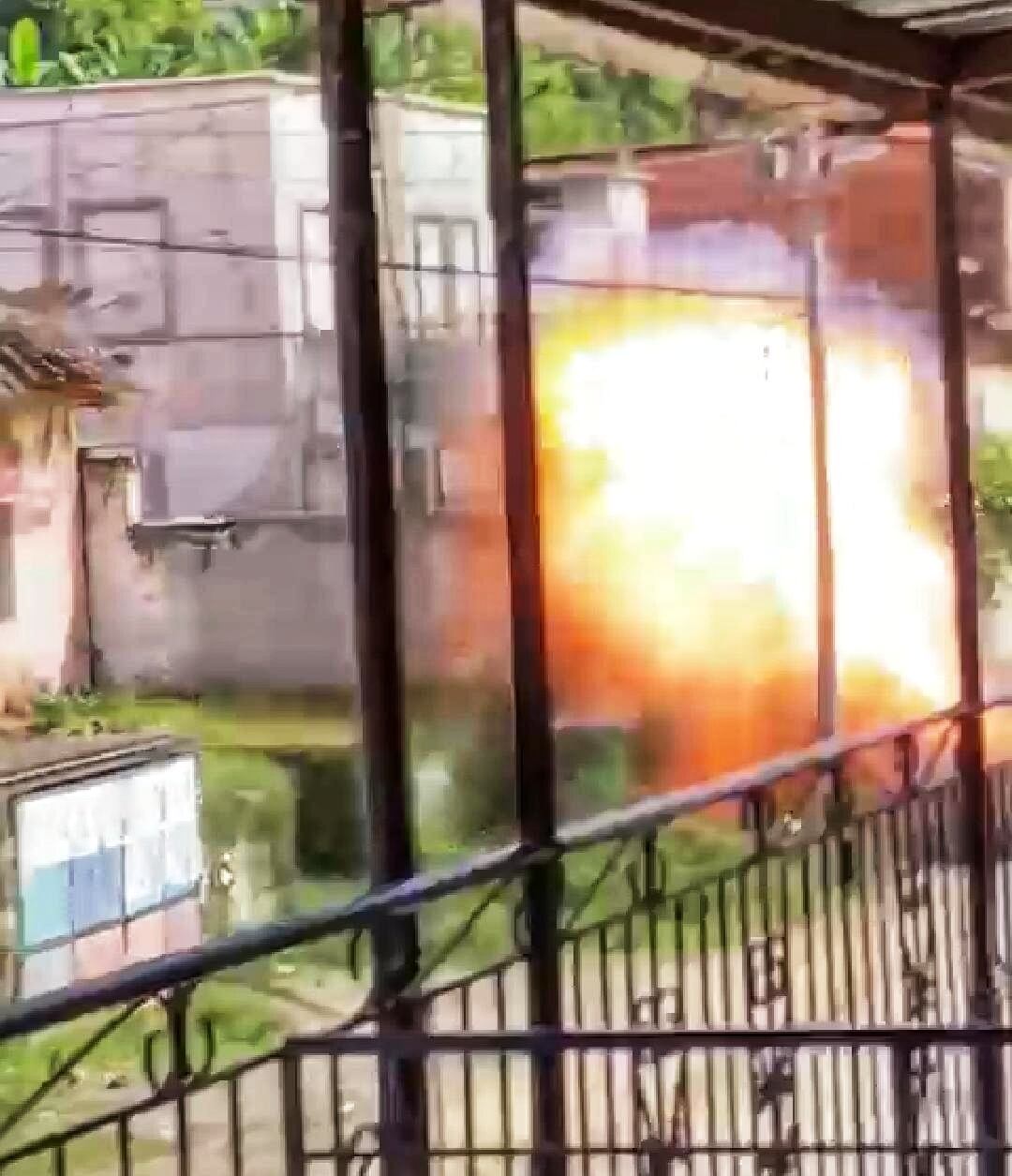 Los hechos se registraron en el casco urbano de Suárez, Cauca. Crédito: Red de Apoyo.