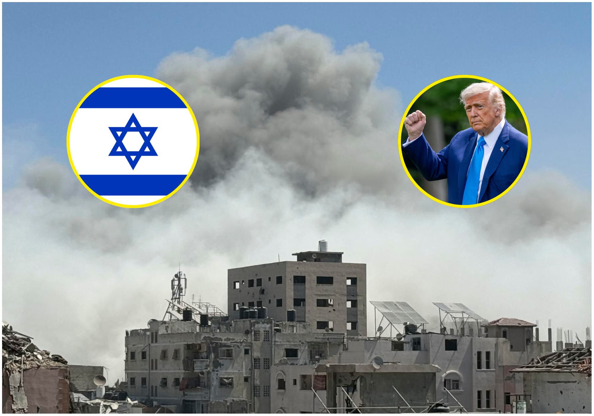 Israel aceptó la propuesta de Donald Trump para un alto el fuego en Gaza. Foto: EFE.