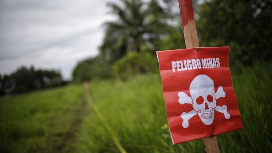 Un total de 378 personas han sido víctimas de minas antipersonal y otros artefactos explosivos. Foto: Colprensa / SERGIO ACERO