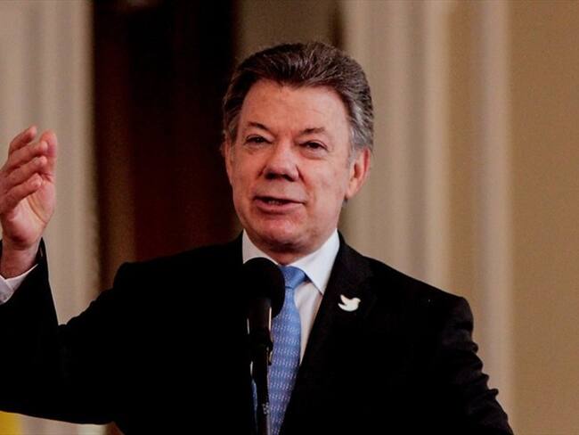 Juan Manuel Santos, presidente de la República. Foto: Colprensa
